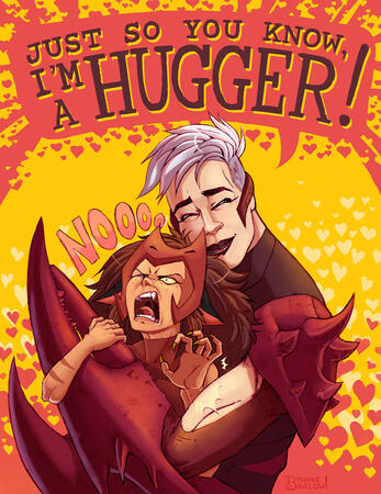 A piece from 2019 that I retouched in 2023, improving upon the typography and correcting anatomical issues.